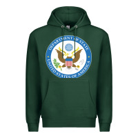 Sports Green us department of state 2 Premium Hoodie - linhVisuals