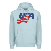 Blue Mist usa hockey simple Premium Hoodie - linhVisuals