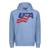 Colony Blue usa hockey simple Premium Hoodie - linhVisuals
