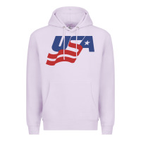 Lilac usa hockey simple Premium Hoodie - linhVisuals