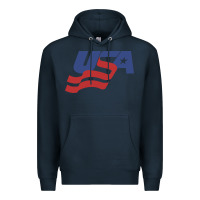 Navy usa hockey simple Premium Hoodie - linhVisuals