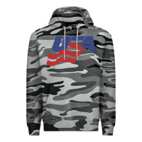 Slate Camo usa hockey simple Premium Hoodie - linhVisuals