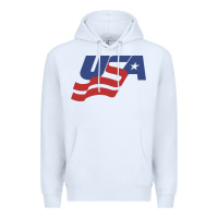 White usa hockey simple Premium Hoodie - linhVisuals