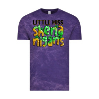 Cloud Purple little miss shenanigans St. Patrick's Vintage Tee - LillyAllenDesigns