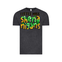 Vintage Black little miss shenanigans St. Patrick's Vintage Tee - LillyAllenDesigns