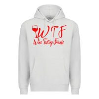 Dove Grey wine tasting friends Premium Hoodie - linhVisuals
