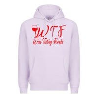 Lilac wine tasting friends Premium Hoodie - linhVisuals