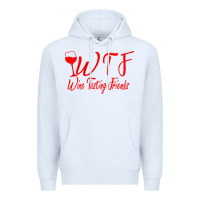 White wine tasting friends Premium Hoodie - linhVisuals
