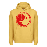 Antique Gold fenrir wolf of odin Premium Hoodie - linhVisuals