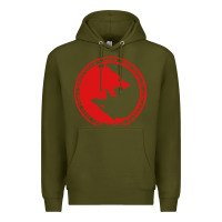 Army Green fenrir wolf of odin Premium Hoodie - linhVisuals