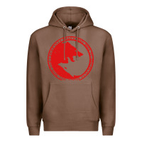 Chestnut fenrir wolf of odin Premium Hoodie - linhVisuals