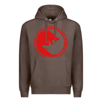 Coffee fenrir wolf of odin Premium Hoodie - linhVisuals