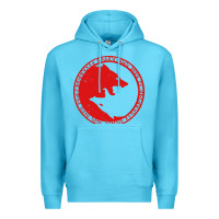 Ocean Blue fenrir wolf of odin Premium Hoodie - linhVisuals