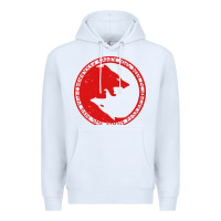 White fenrir wolf of odin Premium Hoodie - linhVisuals