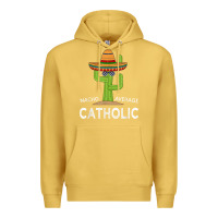 Antique Gold fun catholicism humor meme saying  funny catholic t shirt Premium Hoodie - linhVisuals