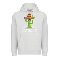 Dove Grey fun catholicism humor meme saying  funny catholic t shirt Premium Hoodie - linhVisuals
