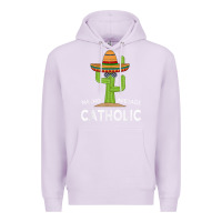 Lilac fun catholicism humor meme saying  funny catholic t shirt Premium Hoodie - linhVisuals