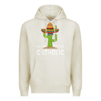 Oatmeal Heather fun catholicism humor meme saying  funny catholic t shirt Premium Hoodie - linhVisuals