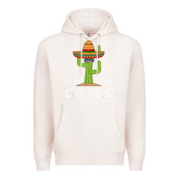 Pale Pink fun catholicism humor meme saying  funny catholic t shirt Premium Hoodie - linhVisuals