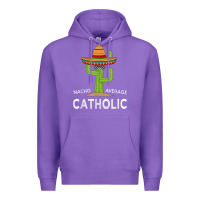 Purple fun catholicism humor meme saying  funny catholic t shirt Premium Hoodie - linhVisuals