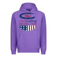 Purple usa curling team Premium Hoodie - linhVisuals