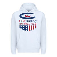 White usa curling team Premium Hoodie - linhVisuals