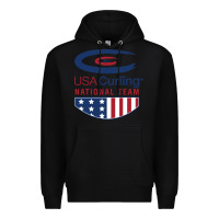 Black usa curling team Premium Hoodie - linhVisuals