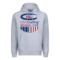 Heather Grey usa curling team Premium Hoodie - linhVisuals