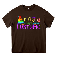 Chocolate Brown This is my straight person costume pride LGBTQ Heavy Core Tee - BundleAndBundleShop