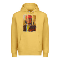 Antique Gold geronimo apache warrior native american t shirt Premium Hoodie - linhVisuals