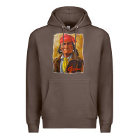 Coffee geronimo apache warrior native american t shirt Premium Hoodie - linhVisuals