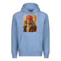 Colony Blue geronimo apache warrior native american t shirt Premium Hoodie - linhVisuals