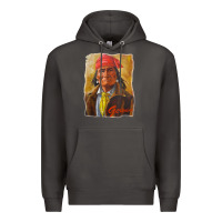Smoke geronimo apache warrior native american t shirt Premium Hoodie - linhVisuals