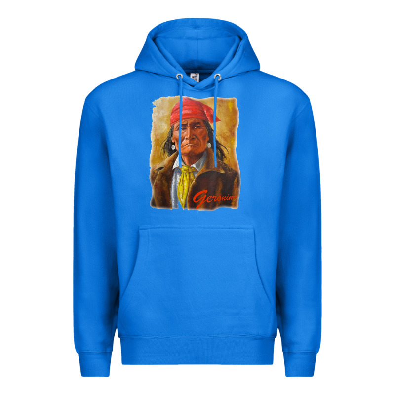 Geronimo Apache Warrior Native American T Shirt Premium Hoodie by linhVisuals | Teevron