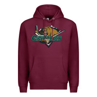 Burgundy the-utah-grizzlies-pen Premium Hoodie - linhVisuals