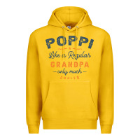 Lemon Mens Poppi Like a Regular Grandpa Funny Fathers Day Premium Hoodie - linhVisuals