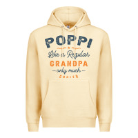 Pina Colada Mens Poppi Like a Regular Grandpa Funny Fathers Day Premium Hoodie - linhVisuals