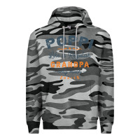 Slate Camo Mens Poppi Like a Regular Grandpa Funny Fathers Day Premium Hoodie - linhVisuals