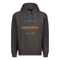 Smoke Mens Poppi Like a Regular Grandpa Funny Fathers Day Premium Hoodie - linhVisuals