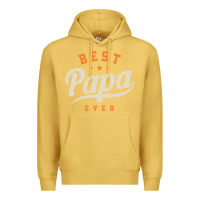 Antique Gold Mens Best Papa Ever Funny Fathers Day Premium Hoodie - linhVisuals