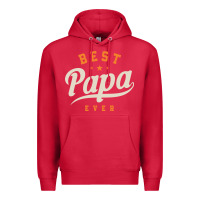 Cardinal Mens Best Papa Ever Funny Fathers Day Premium Hoodie - linhVisuals