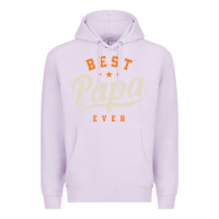 Lilac Mens Best Papa Ever Funny Fathers Day Premium Hoodie - linhVisuals