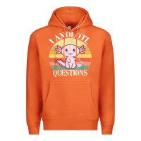 Carrot i axolotl questions funny axolotl costume for axolotl lovers t shirt Premium Hoodie - linhVisuals