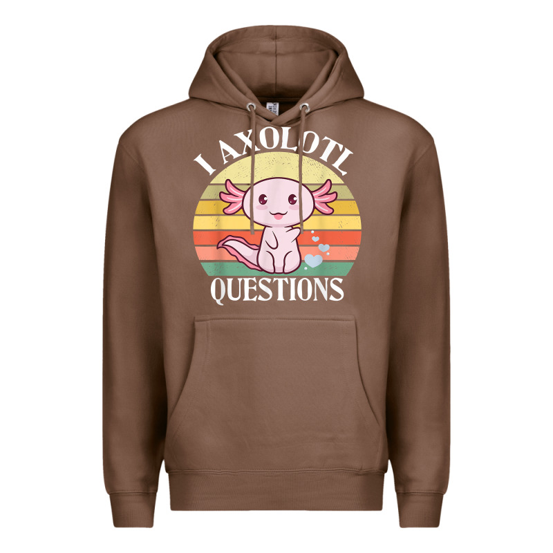 I Axolotl Questions Funny Axolotl Costume For Axolotl Lovers T Shirt Premium Hoodie by linhVisuals | Teevron