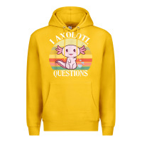 Lemon i axolotl questions funny axolotl costume for axolotl lovers t shirt Premium Hoodie - linhVisuals