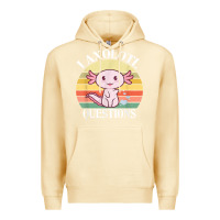 Pina Colada i axolotl questions funny axolotl costume for axolotl lovers t shirt Premium Hoodie - linhVisuals