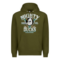 Army Green vintage mighty sports ducks Premium Hoodie - linhVisuals
