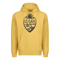 Antique Gold guam seal guam flag usa guamanian chamorro gifts pullover hoodie Premium Hoodie - linhVisuals