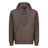 Coffee guam seal guam flag usa guamanian chamorro gifts pullover hoodie Premium Hoodie - linhVisuals