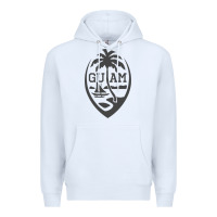 White guam seal guam flag usa guamanian chamorro gifts pullover hoodie Premium Hoodie - linhVisuals